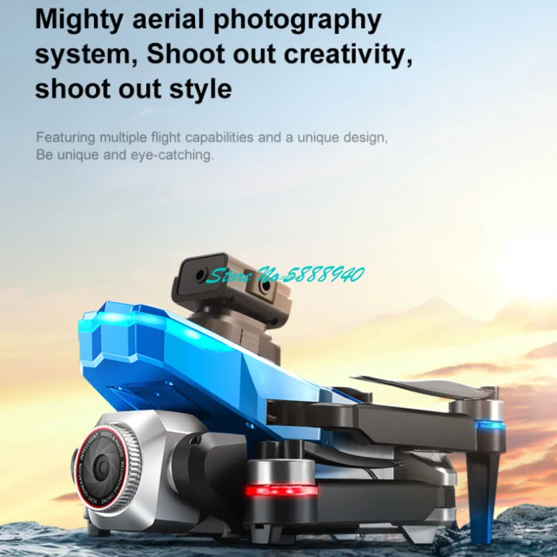 Fpv Brushless Rc Drone 4K - Inteligentny dron z bezszczotkowym silnikiem, funkcją