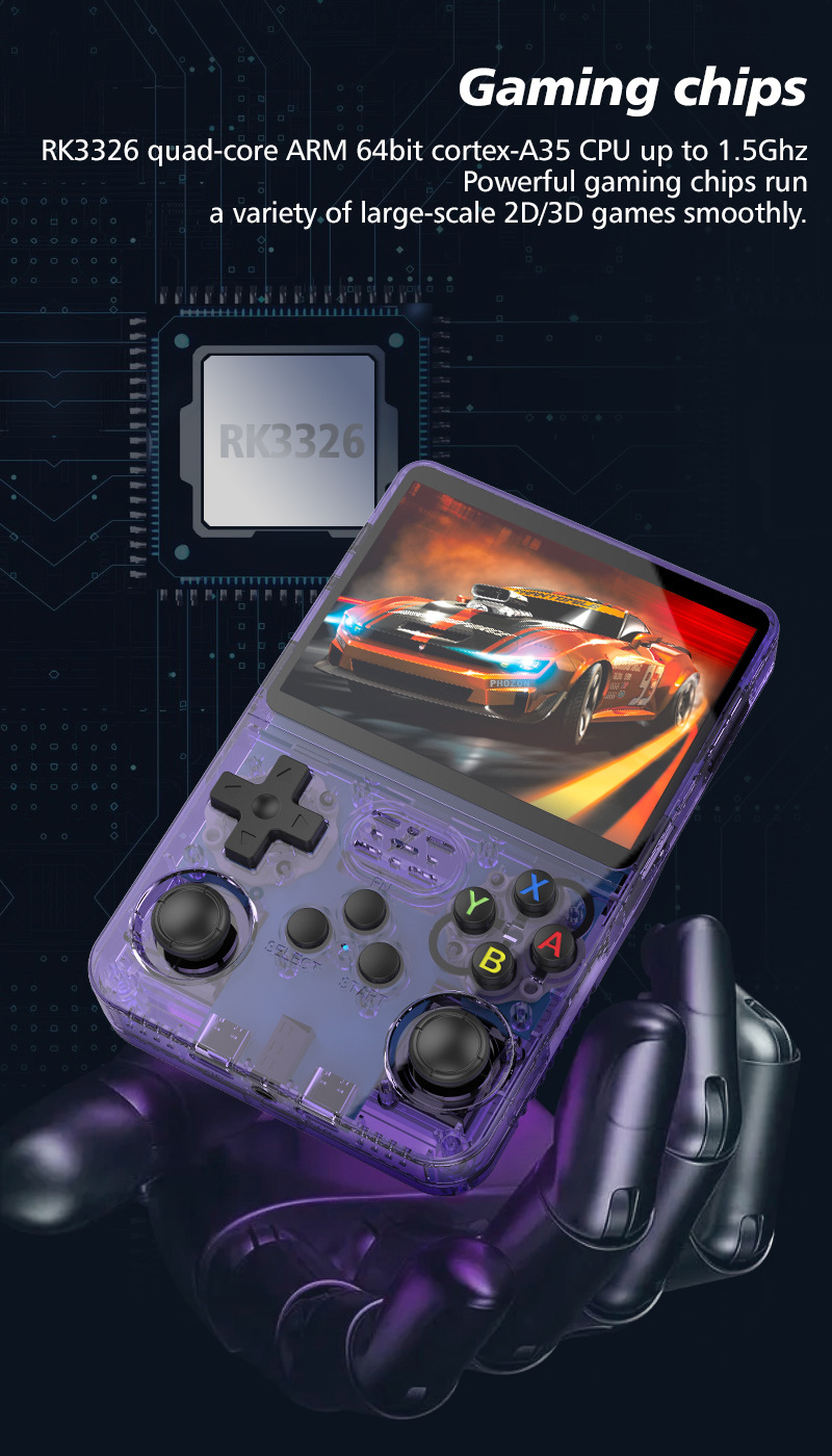 Retro Handheld Game Console R36S - R36S przenośny odtwarzacz gier Retro wbudowane