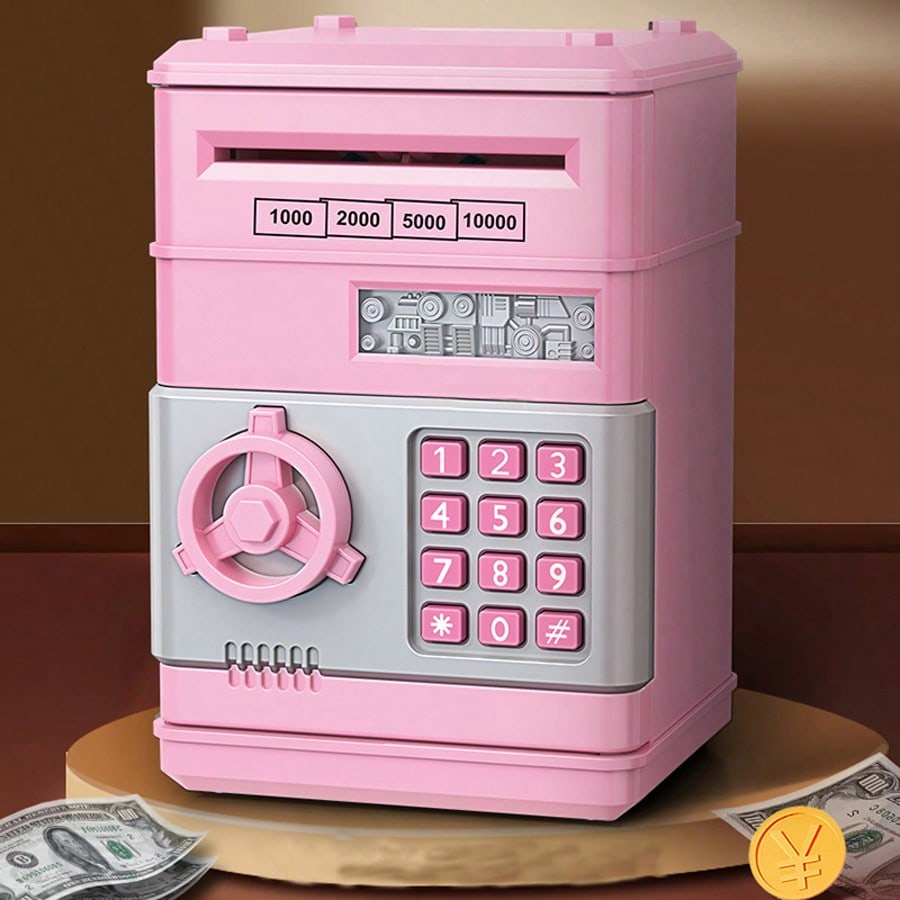 Educational Toys - Dziecięca mini skarbonka w kształcie bankomatu,