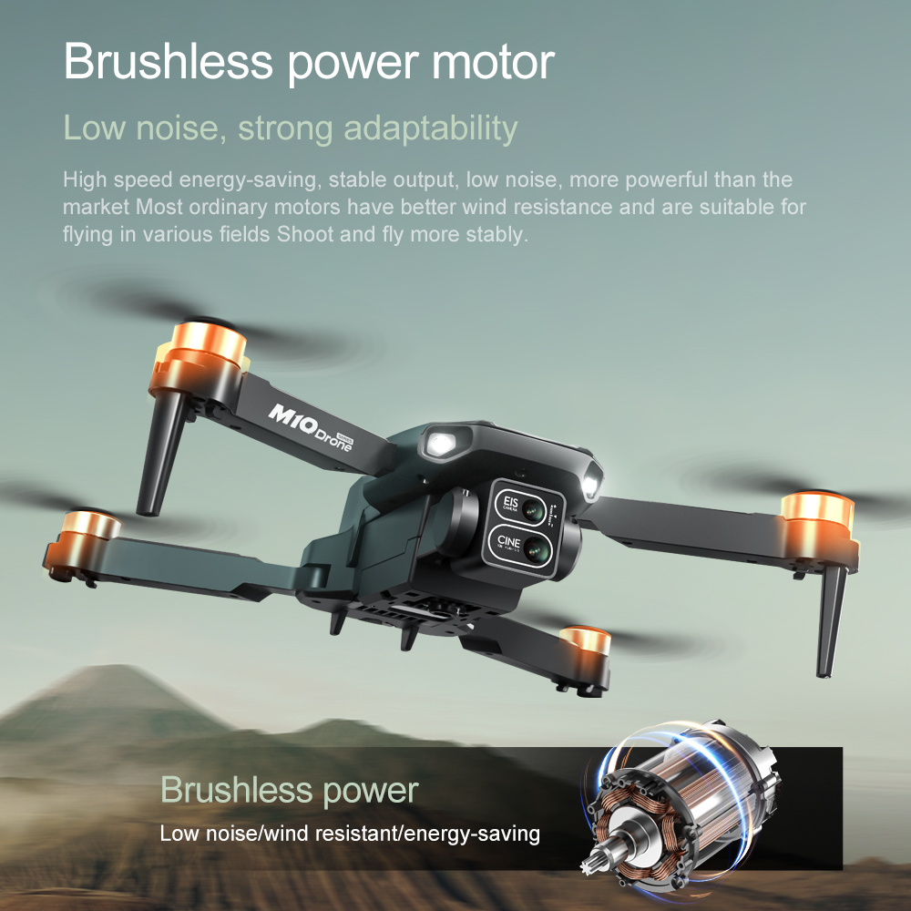 Oryginalny dron M10 4K 5G HD z – Fpv Brushless Rc Drone 4K recenzja i cena