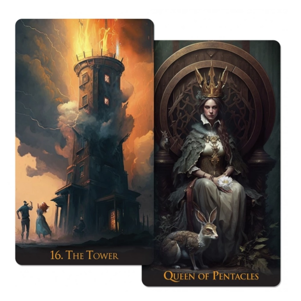 12 * 7 cm Dziwny świat Tarot 7 – Tarot Cards Deck With Guidebook recenzja i cena