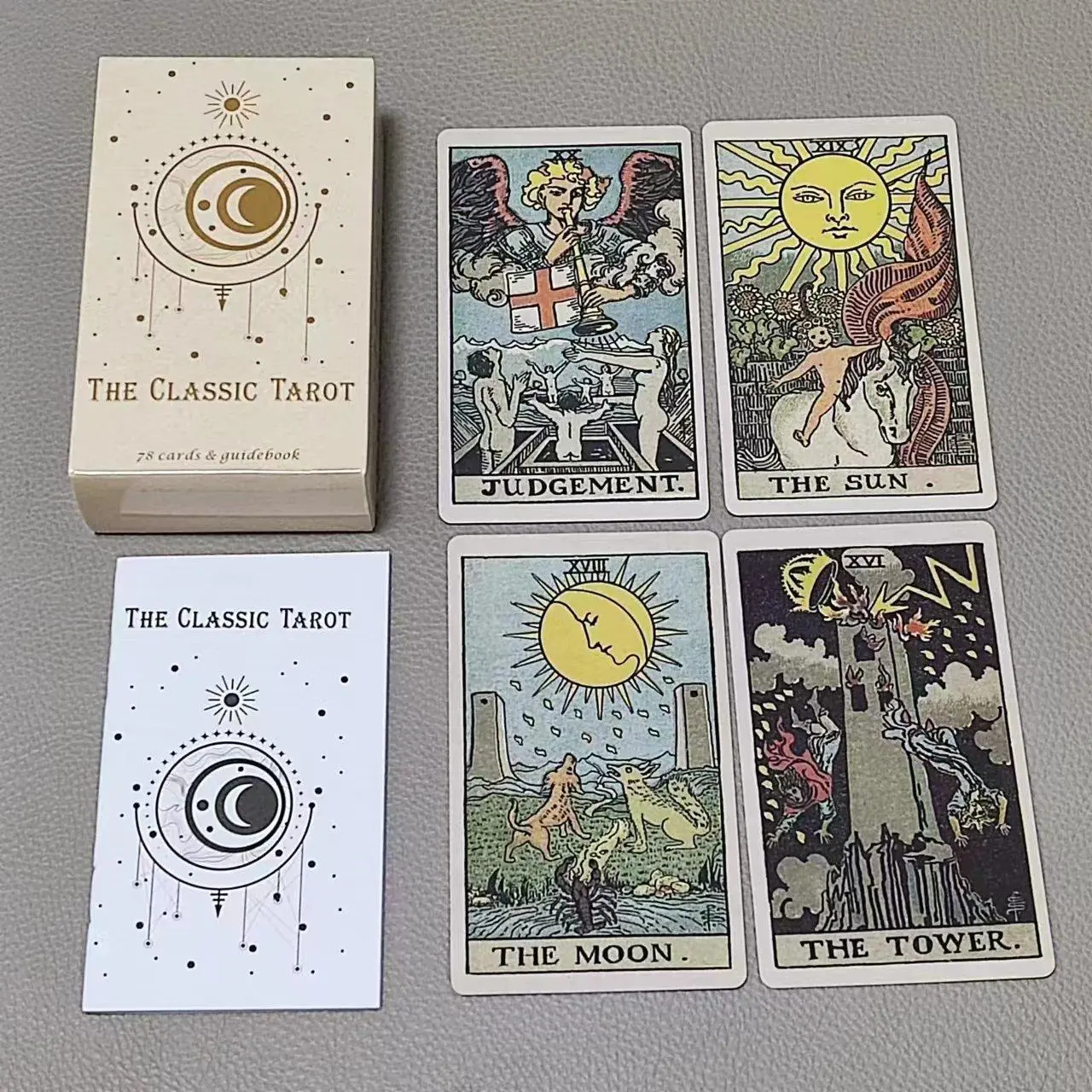 10.3*6cm klasyczne karty tarot – Tarot Cards Deck With Guidebook recenzja i cena