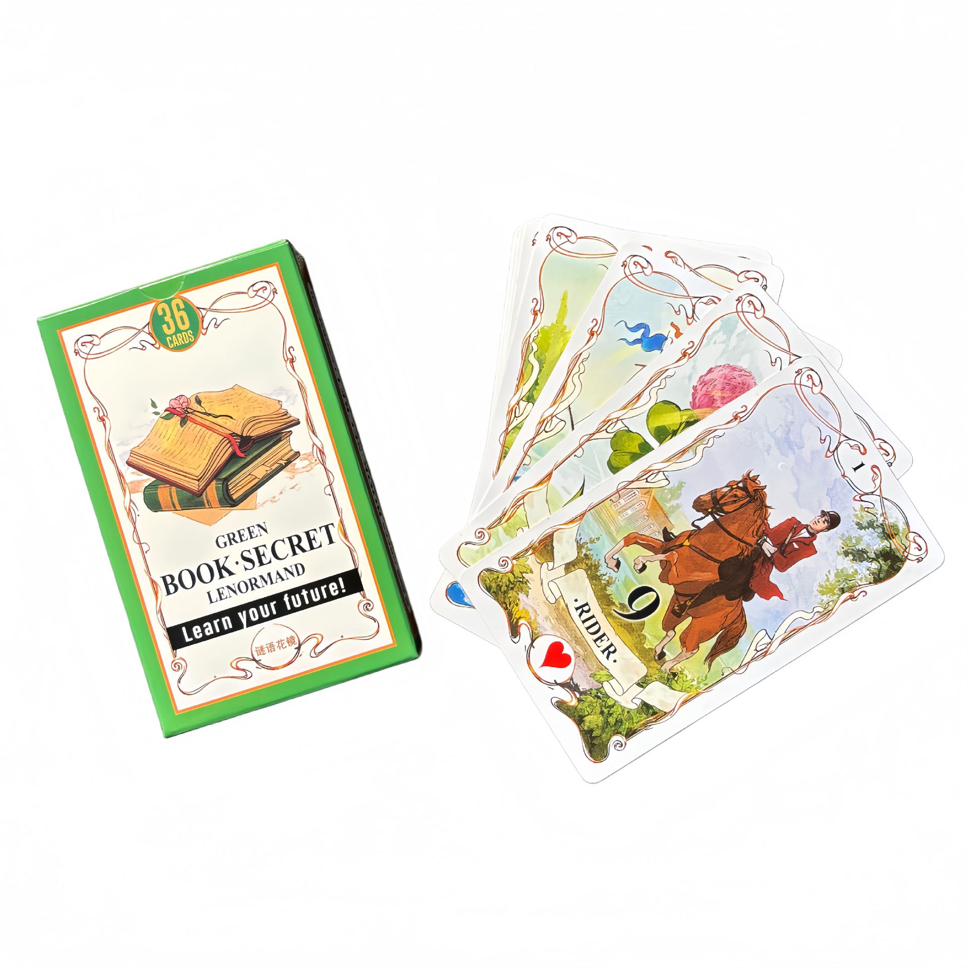 Karty Wyroczni Lenormand Green – Tarot Cards Deck With Guidebook recenzja i cena
