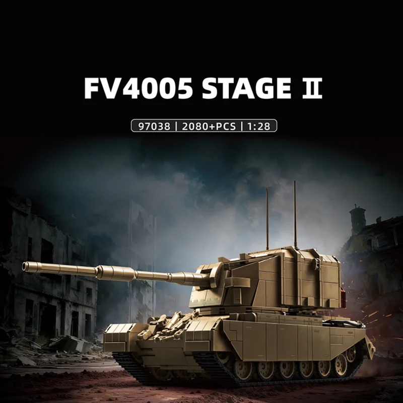 2080 elementów brytyjskiego ci – Lego Compatible Military Tank recenzja i cena