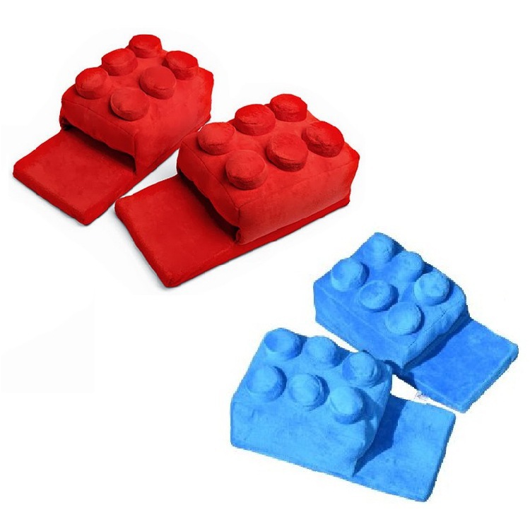 Ciepłe Cegłowe Kapcie Damskie  – Building Blocks recenzja i cena
