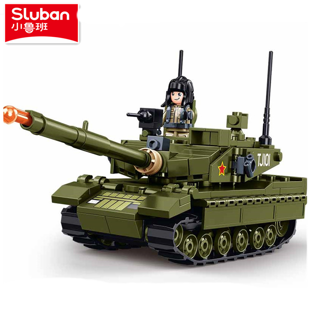 Sluban 183 Elementy Model Czoł – Lego Compatible Military Tank recenzja i cena