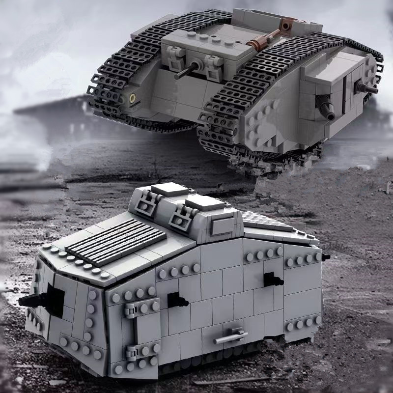 Popularny niemiecki zestaw klo – Lego Compatible Military Tank recenzja i cena